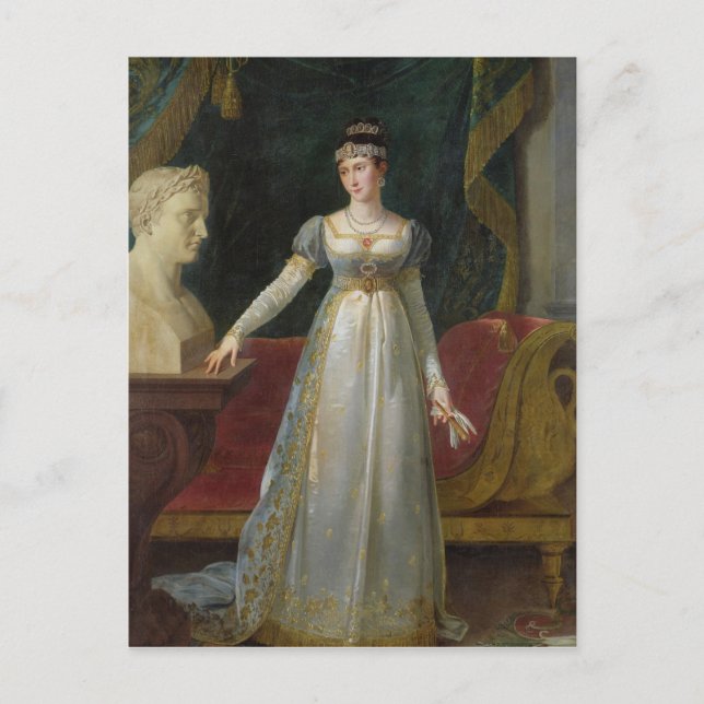 Postal Marie Pauline Bonaparte Princess Borghese, 1808 (Anverso)