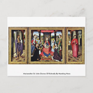 Postal Marienaltar Sir John Donne De Kidwelly