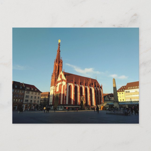 Postal Marienkapelle en Würzburg, Alemania (Anverso)