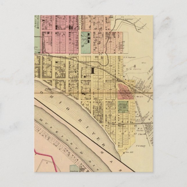 Postal Marietta, Ohio (Anverso)