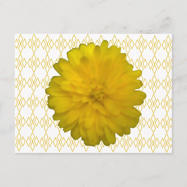 Postal Marigold Amarilla (Anverso)
