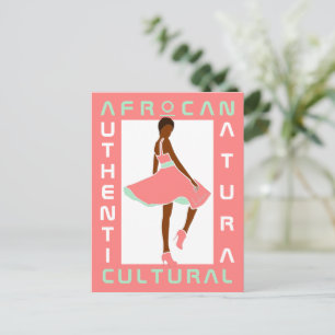 Postal Marilyn MonFRO AFRoCA Afro África Mujer negra