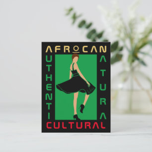 Postal Marilyn MonFRO AFRoCA Afro África Mujer negra