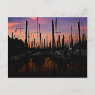 Postal Marina al atardecer