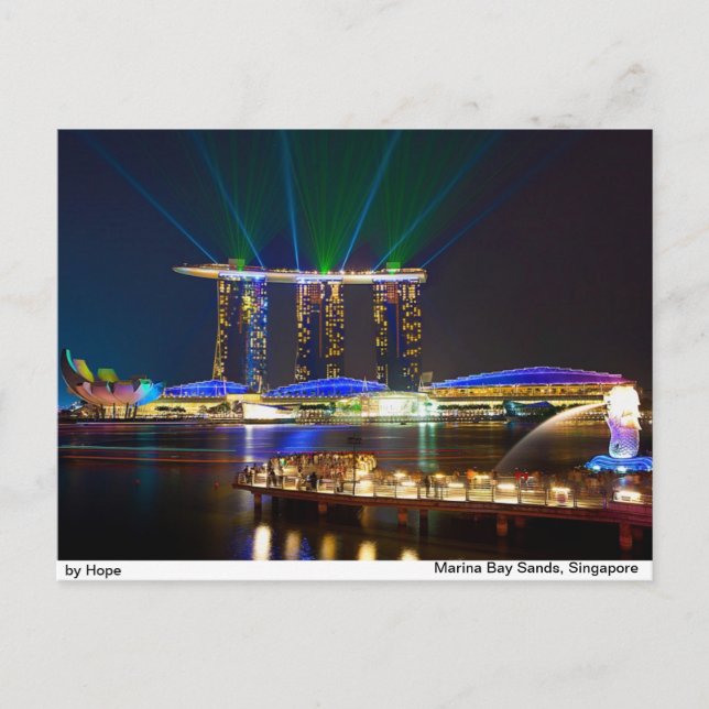 Postal Marina Bay Sands (Anverso)