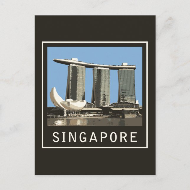 Postal Marina Bay Sands de Singapur (Anverso)