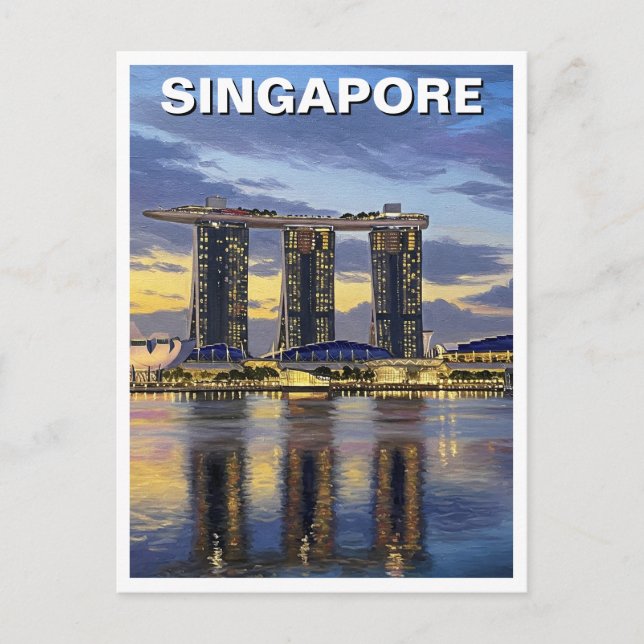 Postal Marina Bay Sands Singapore (Anverso)