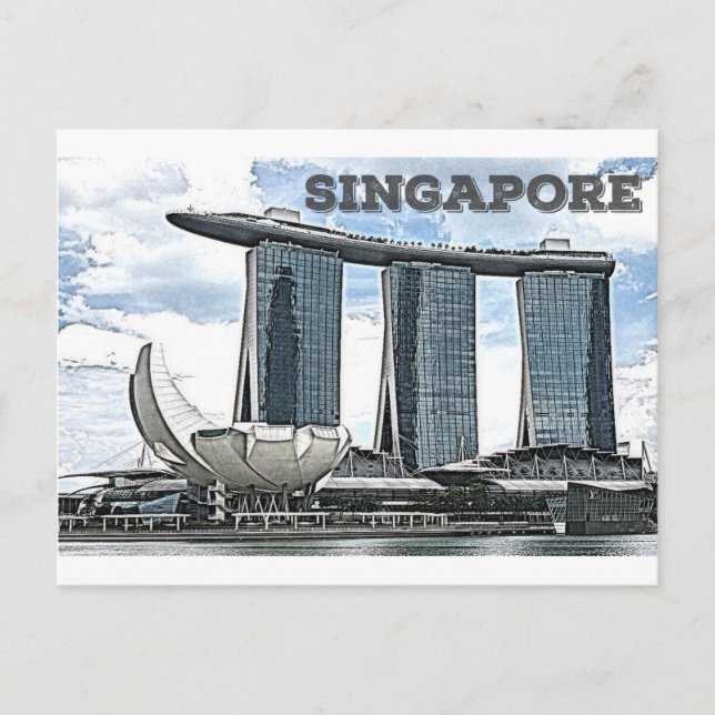 Postal Marina Bay Sands - Singapur (Anverso)