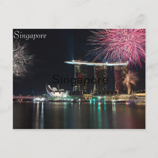 Postal Marina Bay Singapur (Anverso)