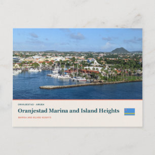Postal Marina de Oranjestad y Alturas de la Isla