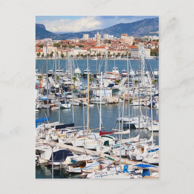 Postal Marina de Split en Croacia (Anverso)