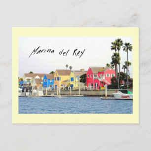 Postal Marina del Rey Postcard