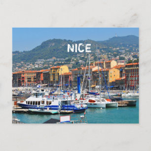 Postal Marina en Niza, Francia