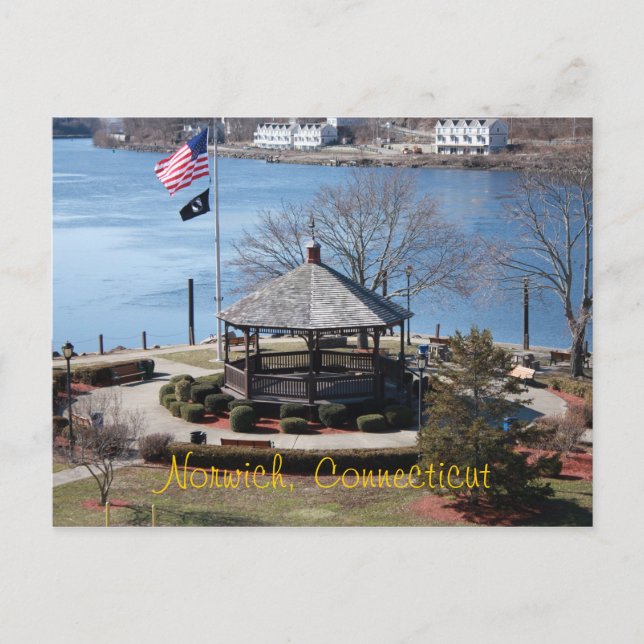 Postal Marina en Norwich, CT - Postcard (Anverso)