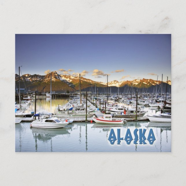 Postal Marina en Seward, Alaska (Anverso)