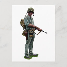 Postal marina estadounidense para la Segunda Guerr