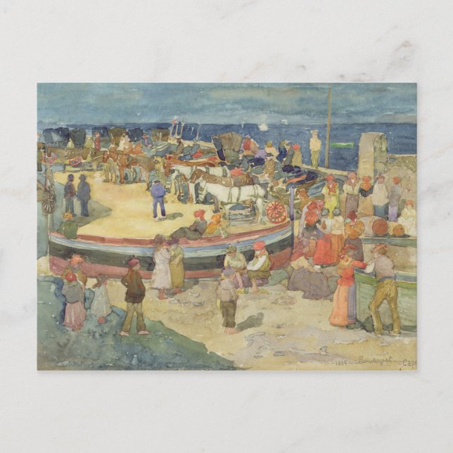 Postal Marina Grande, Capri (Anverso)