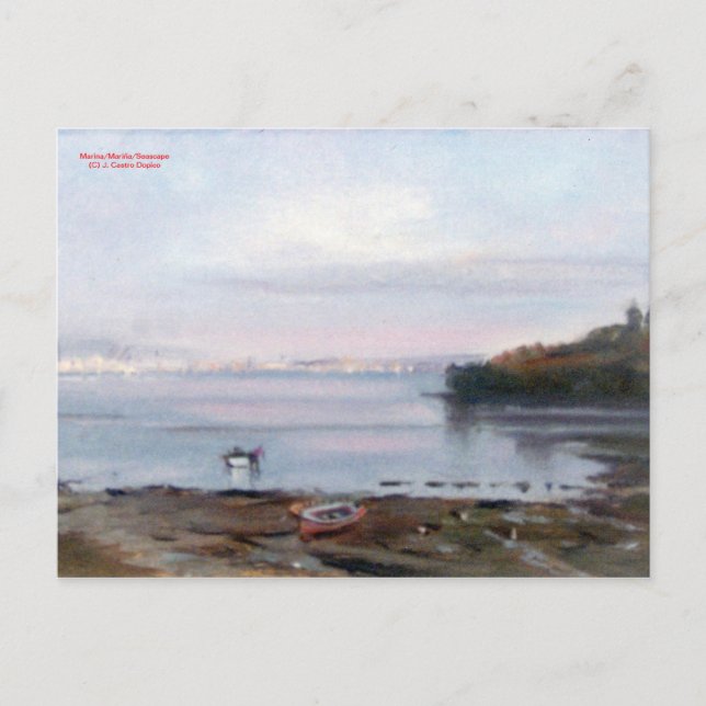 Postal Marina/Mariña/Seascape (Anverso)