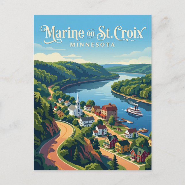 Postal Marine on St. Croix EE. UU. (Anverso)