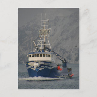 Postal Mariner del Pacífico con spray helado, Isla Unalas