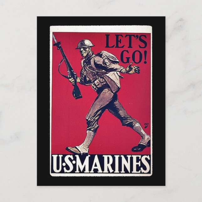 Postal Marines de Estados Unidos (Anverso)