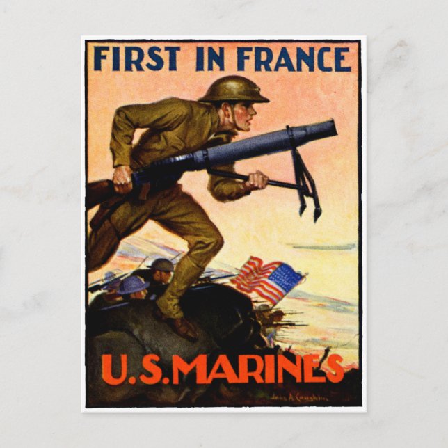 Postal Marines de la WWI US (Anverso)