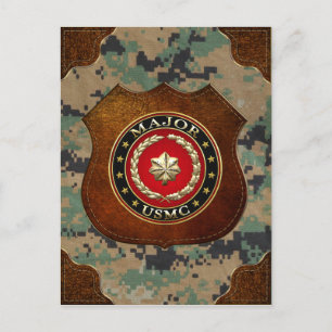 Postal Marines Estadounidenses: Mayor (USMC Mayor) [3D]