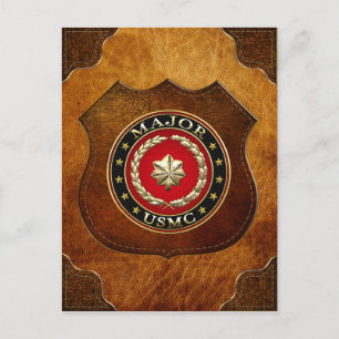 Postal Marines Estadounidenses: Mayor (USMC Mayor) [3D]
