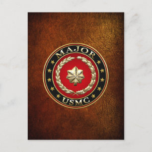 Postal Marines Estadounidenses: Mayor (USMC Mayor) [3D]