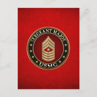 Postal Marines Estadounidenses: Sargento Mayor (USMC SgtM