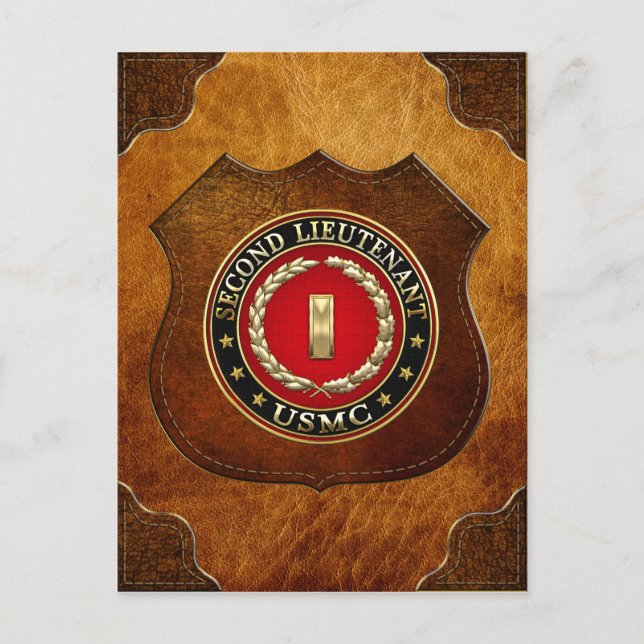 Postal Marines Estadounidenses: Segundo Teniente (USMC 2n (Anverso)