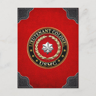 Postal Marines Estadounidenses: Teniente Coronel (USMC Lt