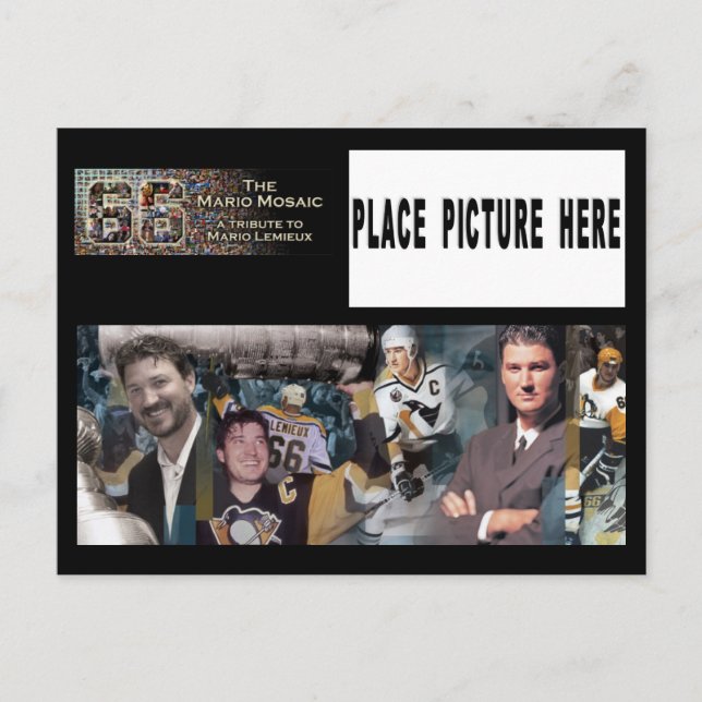 Postal Mario Mosaic con foto individual (Anverso)