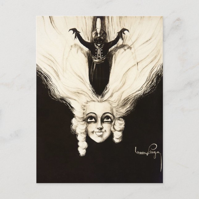 Postal Marioneta de cosecha de hilo de hilo de hilo de ar (Anverso)