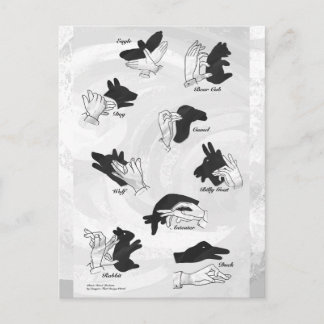 Postal Marionetas en la sombra