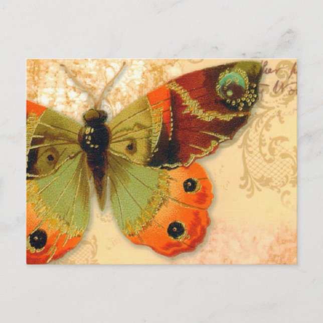 Postal "Mariposa" (Anverso)
