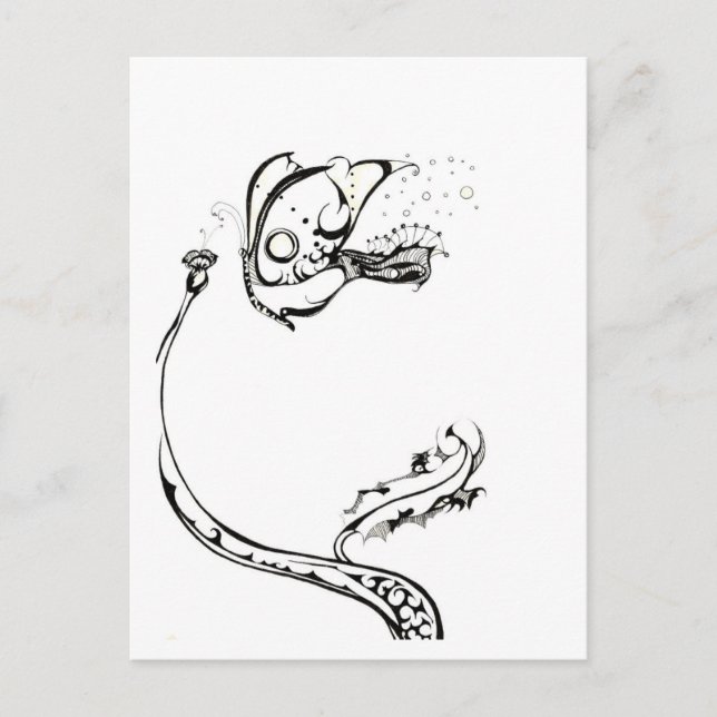 Postal Mariposa (Anverso)