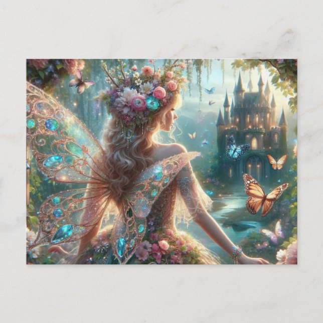 Postal Mariposa (Anverso)