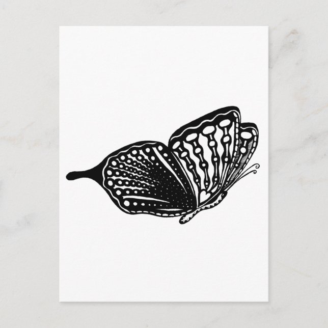 Postal Mariposa (Anverso)