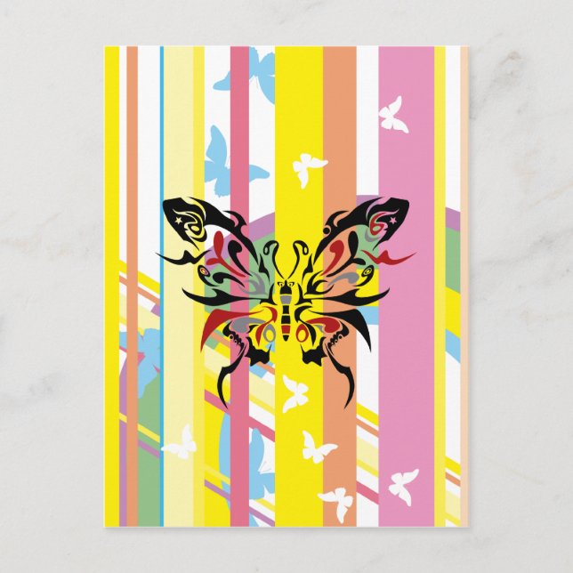 Postal Mariposa (Anverso)