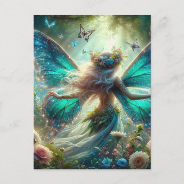 Postal Mariposa (Anverso)