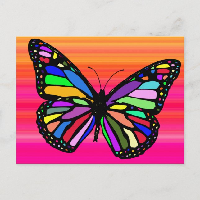 Postal Mariposa 1 (Anverso)