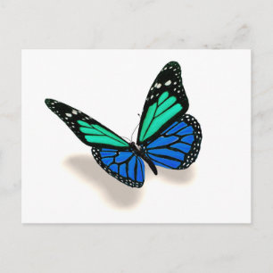 Postal mariposa 3D