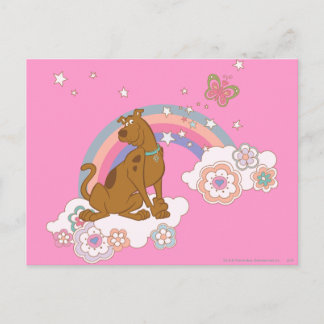 Postal Mariposa arcoiris Scooby-Doo