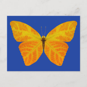 Postal Mariposa Aspen Leaf 3