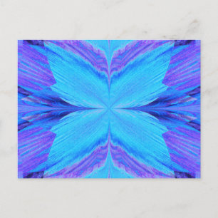 Postal Mariposa azul cielo