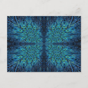 Postal Mariposa azul de Aura