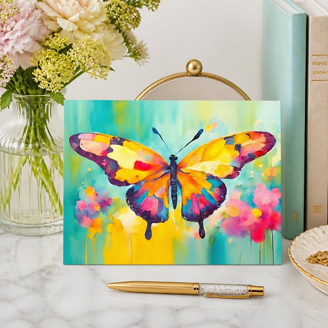 Postal Mariposa Brillante (Subido por el creador)