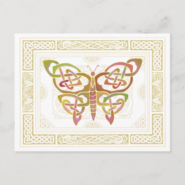 Postal Mariposa celta II (Anverso)