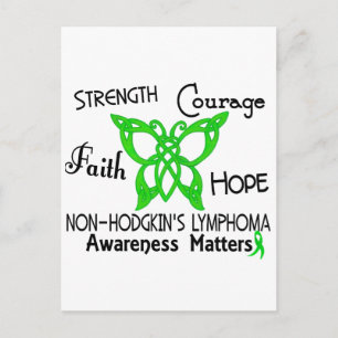 Postal Mariposa Celta No Hodgkins Linfoma 3